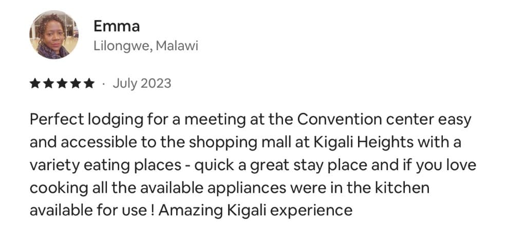 Airbnb guest review 10
